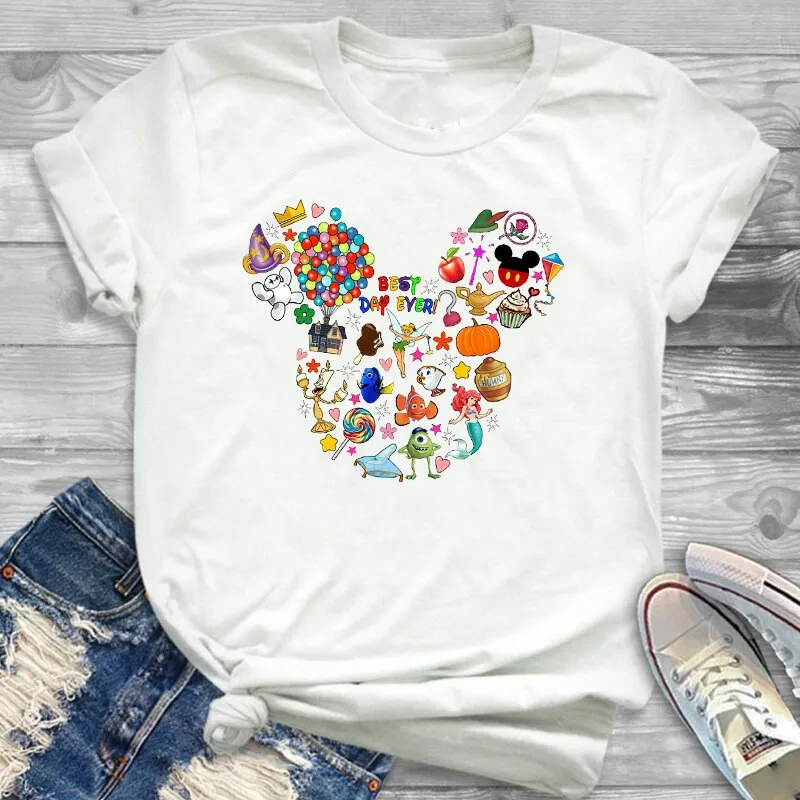 New Mickey Mouse Print Women T Shirt Cartoon Summer Top Ladies Black T Shirt Graphic Female Tee T-Shirt Disney Womens Clothing
New Mickey Mouse Print Women T Shirt Cartoon Summer Top Ladies Black T Shirt Graphic Female Tee T-Shirt Disney Womens Clothing