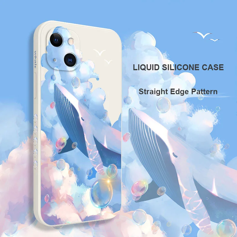 Dream Whale Phone Case For iPhone 14 13 12 11 Pro Max Mini X XR XS MAX SE2020 8 7 Plus 6 6S Plus Cover
Dream Whale Phone Case For iPhone 14 13 12 11 Pro Max Mini X XR XS MAX SE2020 8 7 Plus 6 6S Plus Cover