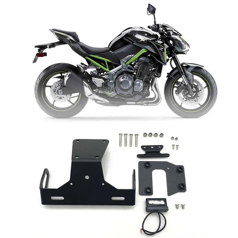 For KAWASAKI Z900 2017 2018 2019 2020 Motorcycle License Plate Holder Frame Tail Tidy with LED Light
For KAWASAKI Z900 2017 2018 2019 2020 Motorcycle License Plate Holder Frame Tail Tidy with LED Light