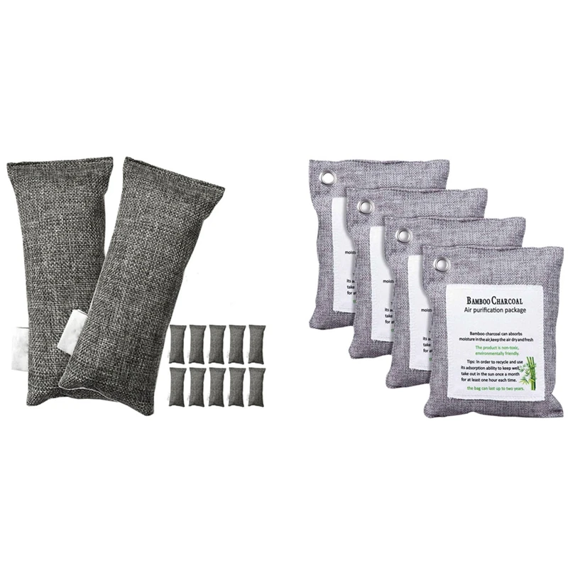 12 Packs Each Mini Bamboo Charcoal Bags Natural Air Purifier & 4X Activated Bamboo Charcoal Bag Odor Remover 200G
12 Packs Each Mini Bamboo Charcoal Bags Natural Air Purifier & 4X Activated Bamboo Charcoal Bag Odor Remover 200G