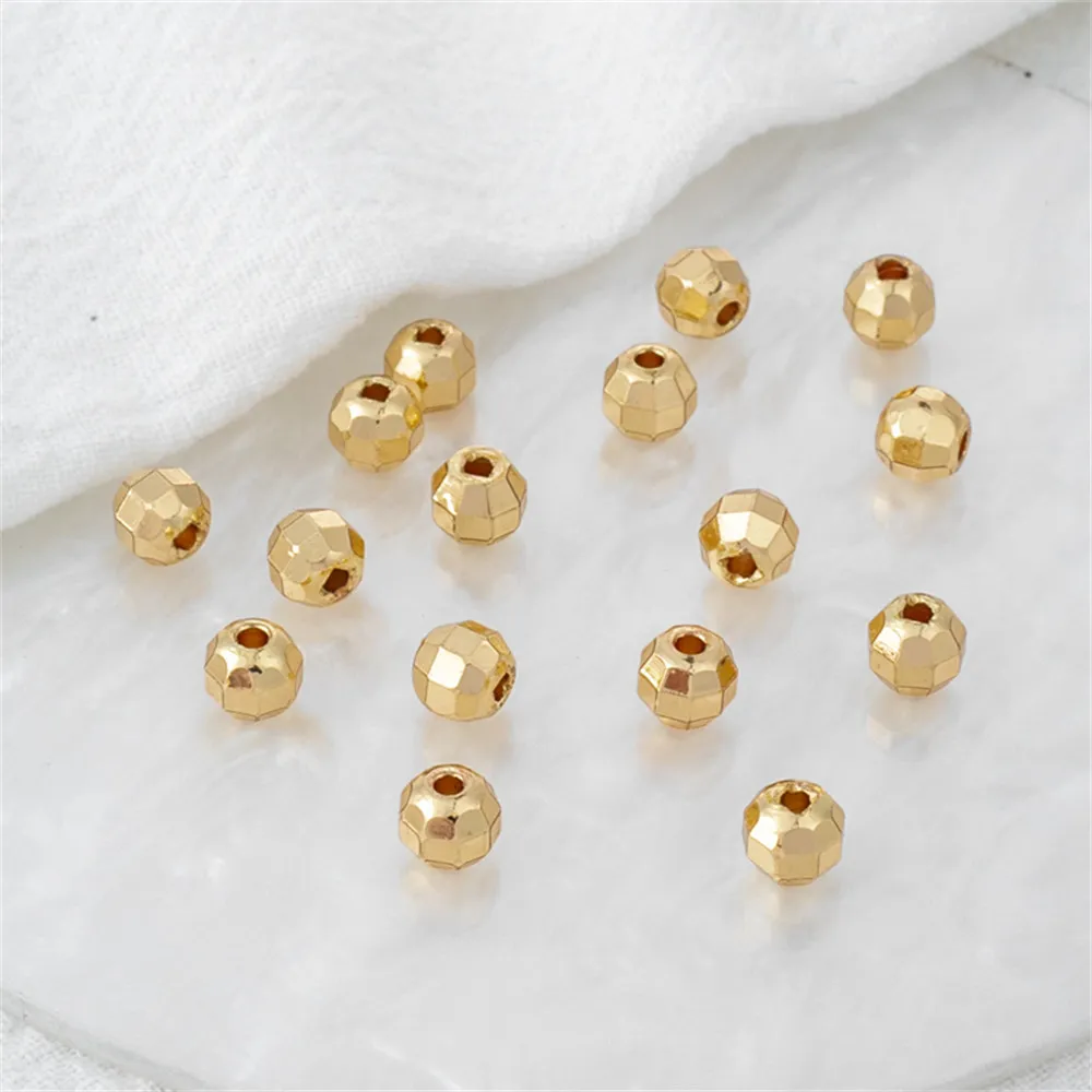 14K Real Gold Plated Geometric Loose Copper Bead For DIY Bracelet Necklace Jewelry Making Accessories Spacer Beads Wholesale
14K Real Gold Plated Geometric Loose Copper Bead For DIY Bracelet Necklace Jewelry Making Accessories Spacer Beads Wholesale