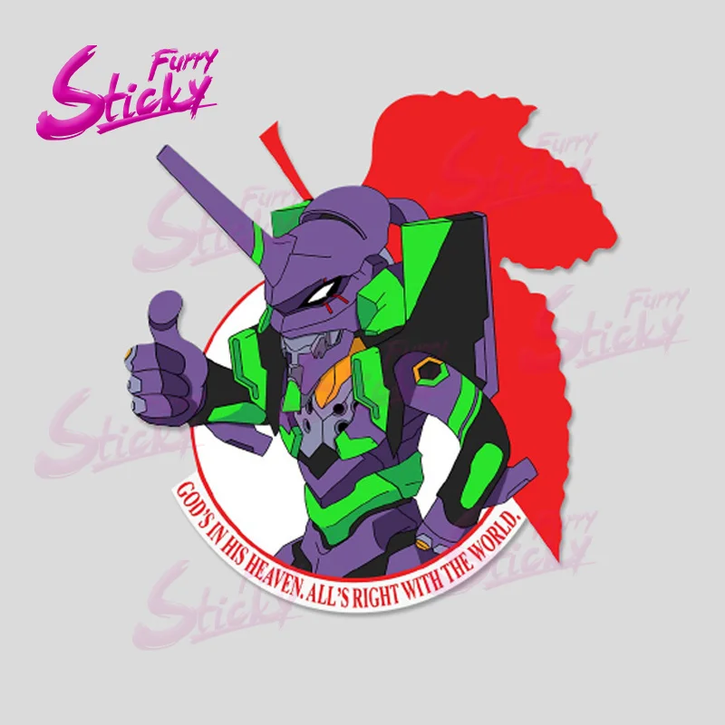 Furry Sticky EVA-01 TEST TYPE Anime Car Sticker Decal Car Accessories for Bumper Helmet Trunk Sticker for Laptop Stickers
Furry Sticky EVA-01 TEST TYPE Anime Car Sticker Decal Car Accessories for Bumper Helmet Trunk Sticker for Laptop Stickers