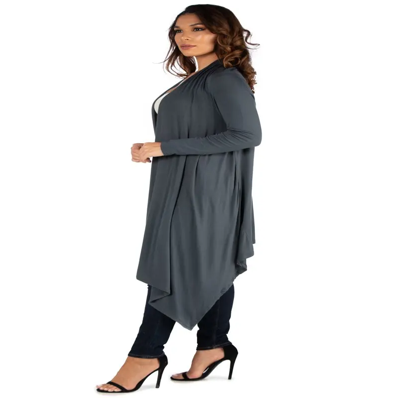 Безупречный женский очень длинный открытый спереди удобный кардиган одежда
Безупречный женский очень длинный открытый спереди удобный кардиган одежда