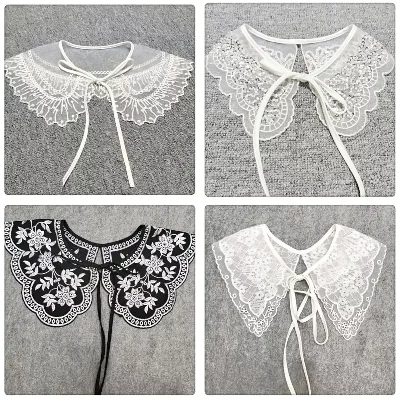 Fashion White Lace Fake Collar Blouse Detachable Collar For Women Clothes Accessories Vintage Ladies False Fake Collar Shirt
Fashion White Lace Fake Collar Blouse Detachable Collar For Women Clothes Accessories Vintage Ladies False Fake Collar Shirt