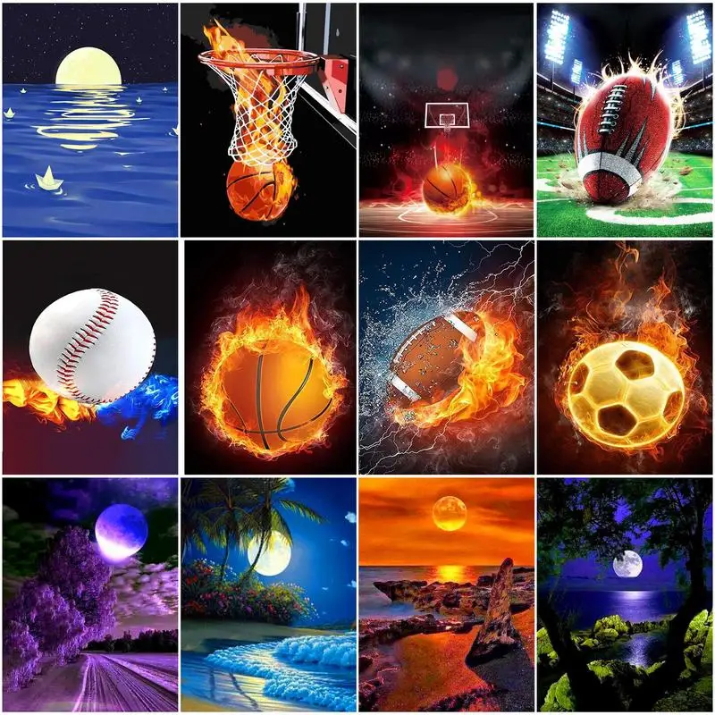 CHENISTORY Oil Painting By Numbers Moon And balls Kits Gift Pictures By Numbers Scenery Painting Numbwer Home Decor
CHENISTORY Oil Painting By Numbers Moon And balls Kits Gift Pictures By Numbers Scenery Painting Numbwer Home Decor