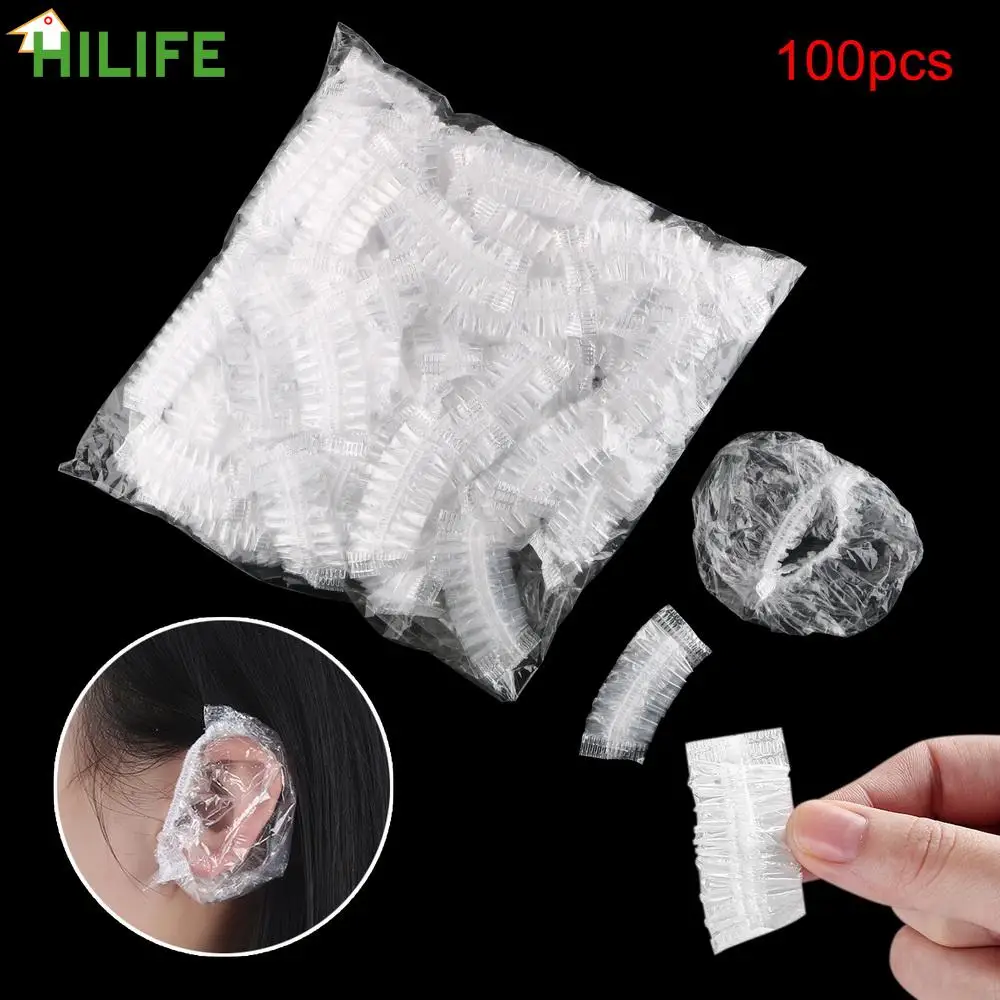 Waterproof Bathroom Products Transparent Salon Hair Dye Clear Ear Cover 100 Pcs/Set Disposable Earmuffs Ear Protection
Waterproof Bathroom Products Transparent Salon Hair Dye Clear Ear Cover 100 Pcs/Set Disposable Earmuffs Ear Protection