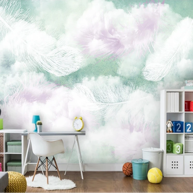 Custom 3D Nordic Simplicity Wallpaper Clouds And Feathers Wall Mural Landscape For Kids Room Bedroom Home Decoration Wall Paper
Custom 3D Nordic Simplicity Wallpaper Clouds And Feathers Wall Mural Landscape For Kids Room Bedroom Home Decoration Wall Paper