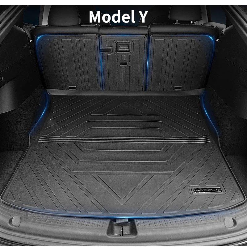 For Tesla Model Y 5 Seater TPE Car Trunk Mat & Seat Back Cover Anti-kick Pad Cargo liners ModelY Car Boot Mat Extender 2020 2022 
For Tesla Model Y 5 Seater TPE Car Trunk Mat & Seat Back Cover Anti-kick Pad Cargo liners ModelY Car Boot Mat Extender 2020 2022