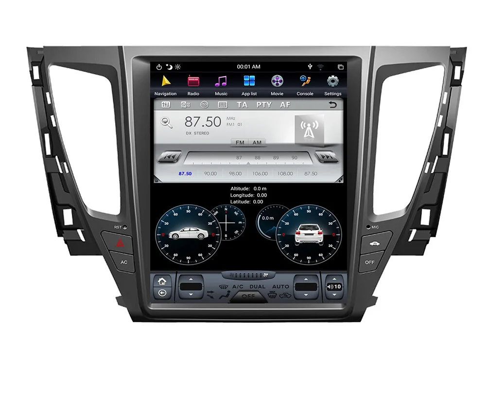 10.4" tesla style vertical screen android 9.0 Six core Car video radio Navigation for Mitsubishi Pajero Sport Montero Sport
10.4" tesla style vertical screen android 9.0 Six core Car video radio Navigation for Mitsubishi Pajero Sport Montero Sport