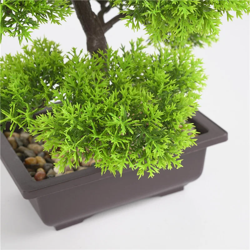 Pine Potted Artificial Bonsai Home Fake Accessories Living Room Decoration Plant Plastic Office Desk Convenient
Pine Potted Artificial Bonsai Home Fake Accessories Living Room Decoration Plant Plastic Office Desk Convenient