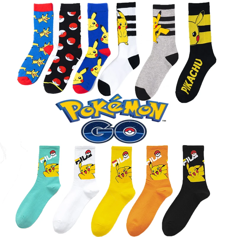 Anime Socks Pokemon Cartoon Pikachu Men Cosplay Fashion Funny Socks Sports Harajuku Style Mid-Tube Sock for Teens Women Men
Anime Socks Pokemon Cartoon Pikachu Men Cosplay Fashion Funny Socks Sports Harajuku Style Mid-Tube Sock for Teens Women Men