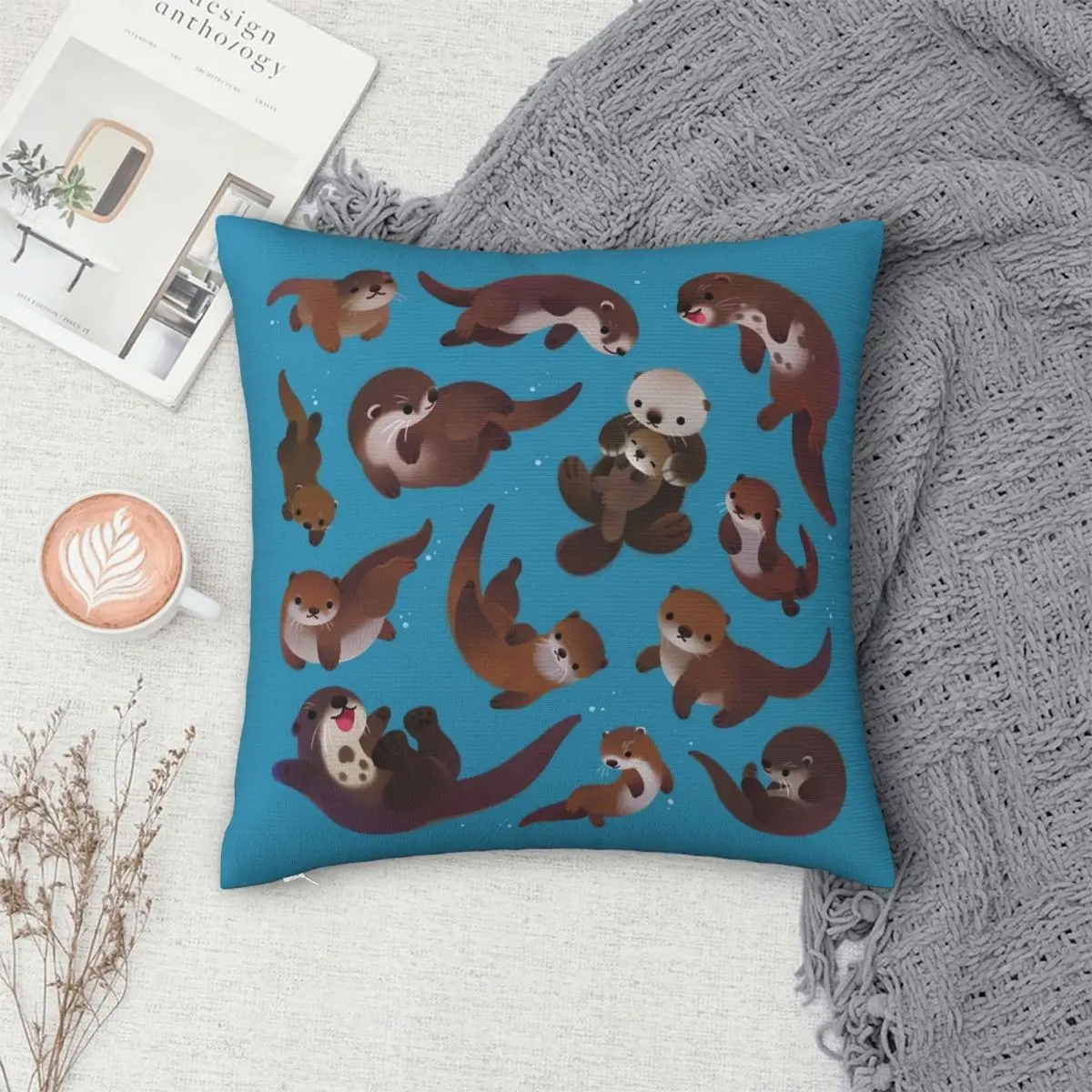 Наволочка с выдрой полиэфирные подушки Чехол, подушка, комфортная диванная подушка, диванные декоративные подушки, используемые для дома, спальни, дивана 
Наволочка с выдрой полиэфирные подушки Чехол, подушка, комфортная диванная подушка, диванные декоративные подушки, используемые для дома, спальни, дивана