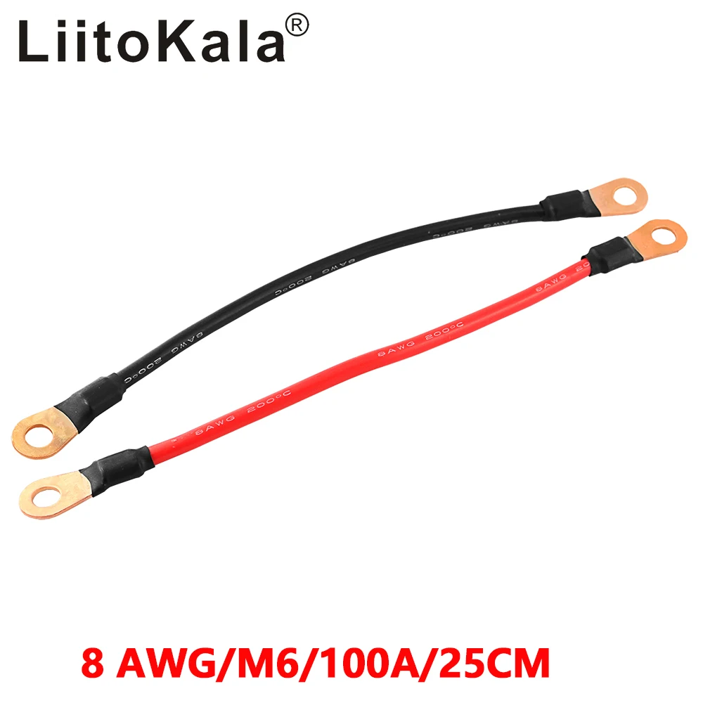 8 AWG кабель для подключения аккумулятора M6 100A, комплект клемм, медный провод, клеммный соединитель, кабель, автомобильный инвертор, провод с н...
8 AWG кабель для подключения аккумулятора M6 100A, комплект клемм, медный провод, клеммный соединитель, кабель, автомобильный инвертор, провод с н...