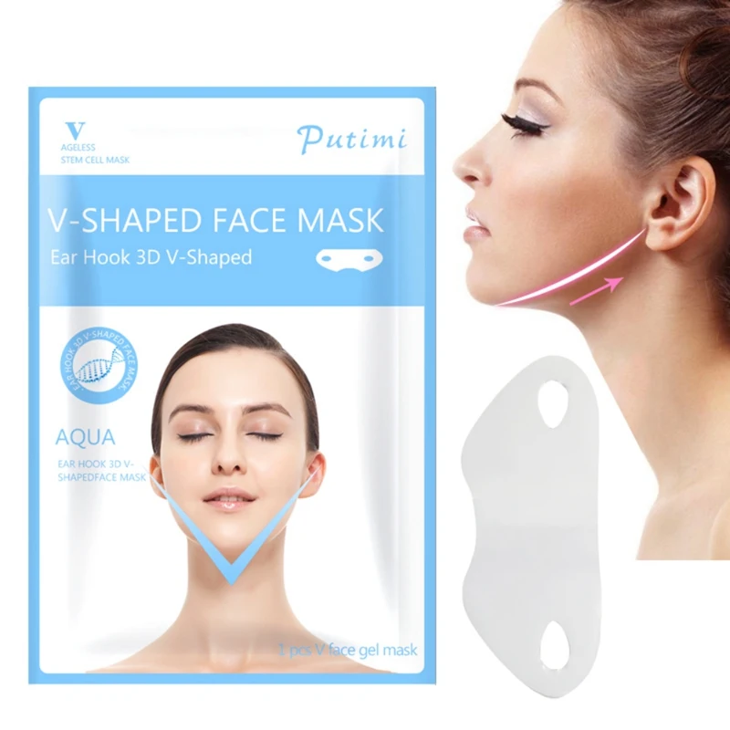 V Shaped Facial Mask Ear Hook 3D V Line Gel Mask Double Paste Hydrogel Lift Firming Thin Firming Anti-Aging Smooth Wrinkleless
V Shaped Facial Mask Ear Hook 3D V Line Gel Mask Double Paste Hydrogel Lift Firming Thin Firming Anti-Aging Smooth Wrinkleless