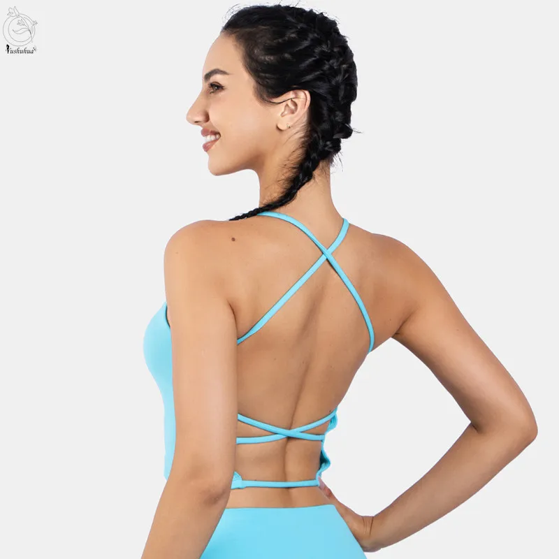 Yushuhua Shockproof Breathable Sports Bra Anti-sweat Run Fitness Vest Yoga Bra Crop Top Women Gym Push up Top Sport Underwear
Yushuhua Shockproof Breathable Sports Bra Anti-sweat Run Fitness Vest Yoga Bra Crop Top Women Gym Push up Top Sport Underwear