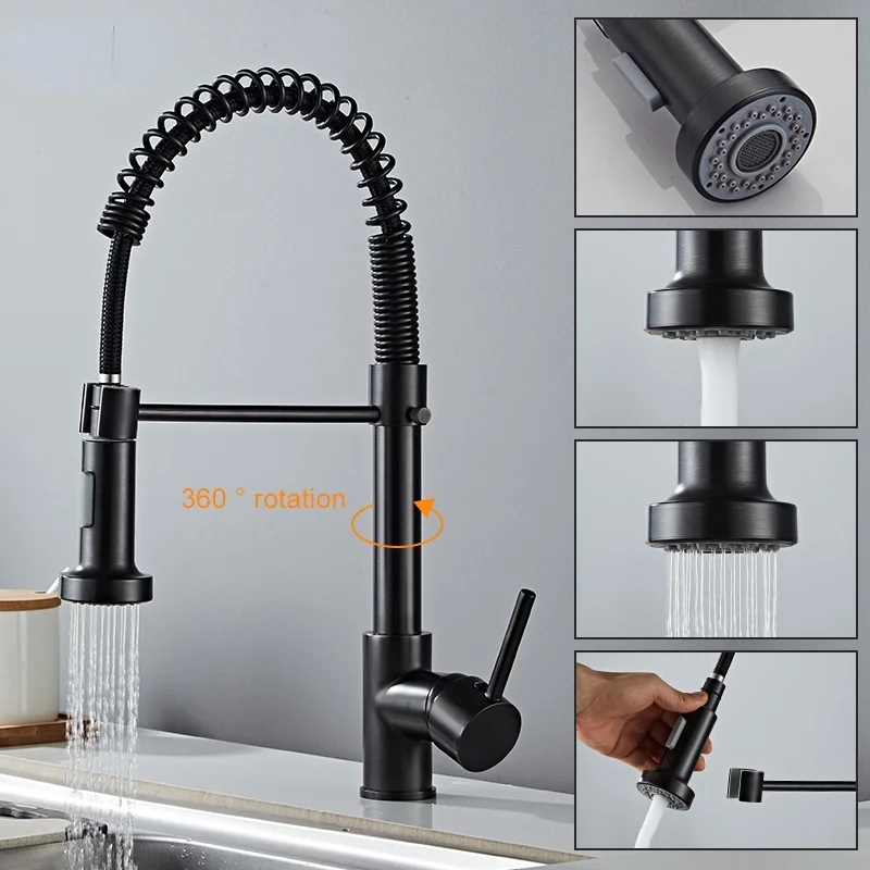 Mixer Deck Flexible Pull Spring Cold Kitchen Hot Spray Out Mounted Faucet Black Tap Faucets Mixers with Style Kitchen Taps
Mixer Deck Flexible Pull Spring Cold Kitchen Hot Spray Out Mounted Faucet Black Tap Faucets Mixers with Style Kitchen Taps