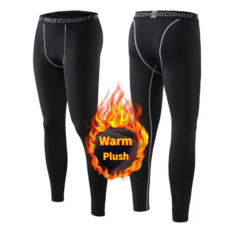 Winter Plush Sports Tights Men's Warm Basketball Running Training Leggings Compression Pants Fitness Yoga Joggers Sweatpants
Winter Plush Sports Tights Men's Warm Basketball Running Training Leggings Compression Pants Fitness Yoga Joggers Sweatpants