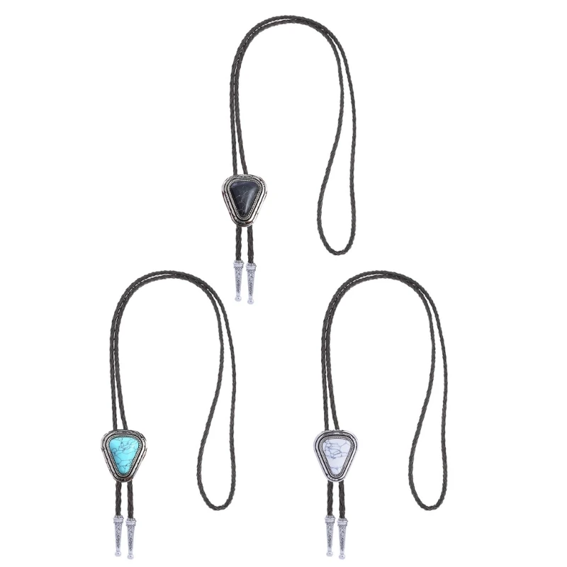 652F Vintage Bolo Tie Men Women NavajoTurquoise Cowboy Necktie Adult Costume Bolotie
652F Vintage Bolo Tie Men Women NavajoTurquoise Cowboy Necktie Adult Costume Bolotie