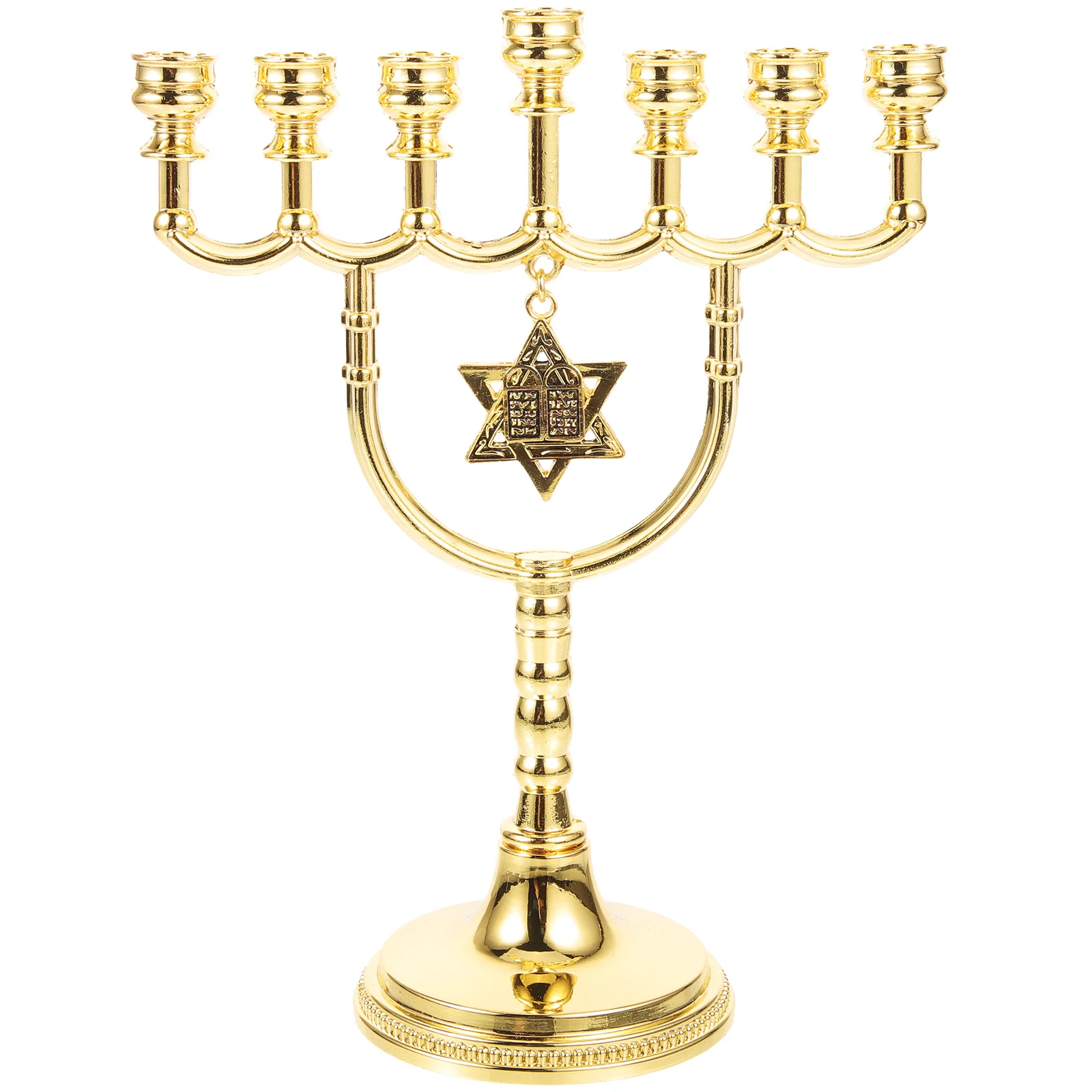 Seven Headed Candlestick Display Holder Hanukkah Menorah Holiday Holders Table Centerpiece Fireplace
Seven Headed Candlestick Display Holder Hanukkah Menorah Holiday Holders Table Centerpiece Fireplace