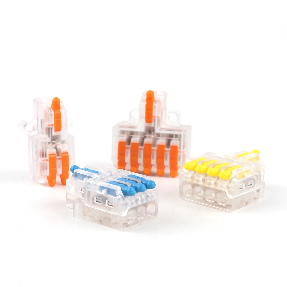 Transparent Quick Wire Connector 1 In 2/3/4/5 Out Electrical splitter Reusable Connectors Terminals Block For splicing Wiring
Transparent Quick Wire Connector 1 In 2/3/4/5 Out Electrical splitter Reusable Connectors Terminals Block For splicing Wiring
