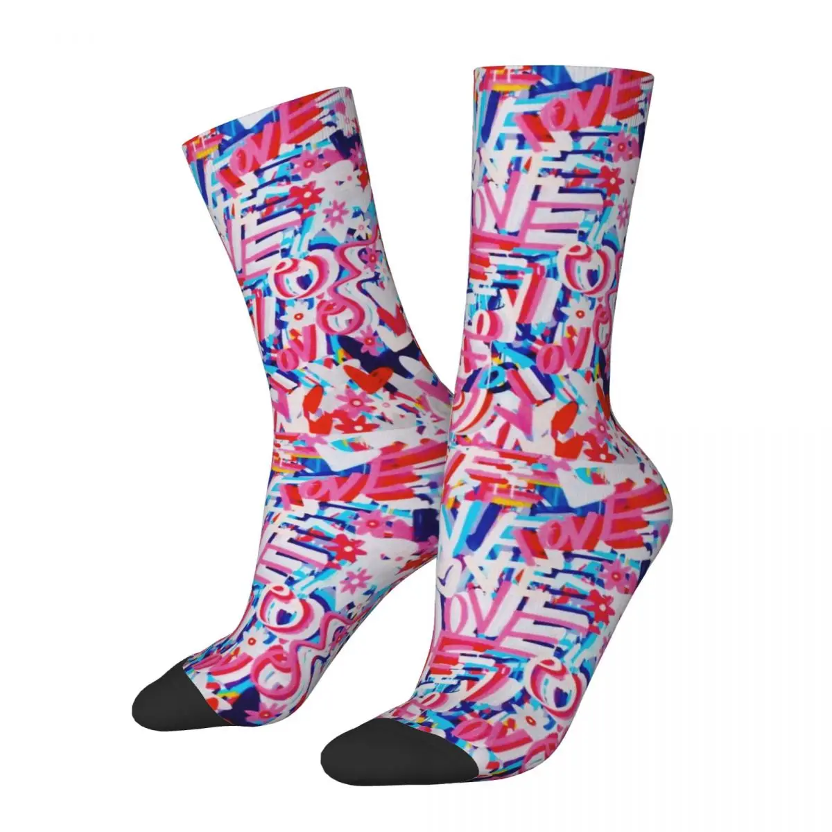 Funny LOVE Skateboard Socks Graffiti Street Art LGBT Gay Prid Polyester Crew Socks for Unisex Breathable
Funny LOVE Skateboard Socks Graffiti Street Art LGBT Gay Prid Polyester Crew Socks for Unisex Breathable