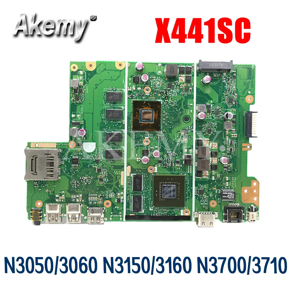 Материнская плата X441SC GT810M GPU N3050 N3060 N3150 N3160 N3700 N3710 CPU 2 Гб RAM 4 Гб RAM для Asus X441S X441SC
Материнская плата X441SC GT810M GPU N3050 N3060 N3150 N3160 N3700 N3710 CPU 2 Гб RAM 4 Гб RAM для Asus X441S X441SC