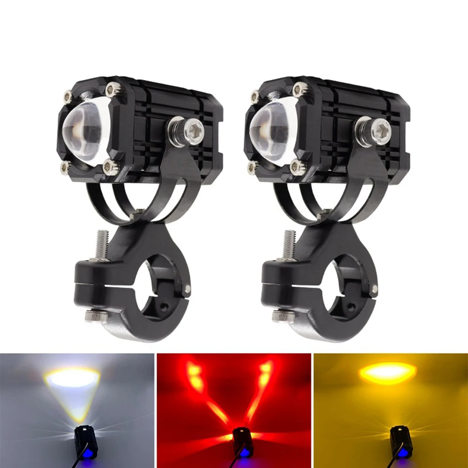 2pcs Mini Motorcycle LED Explorers Headlight Projector Lens LED Moto Fog Lamp Auxiliary Motorcycle Strobe Headlight Spotlights
2pcs Mini Motorcycle LED Explorers Headlight Projector Lens LED Moto Fog Lamp Auxiliary Motorcycle Strobe Headlight Spotlights