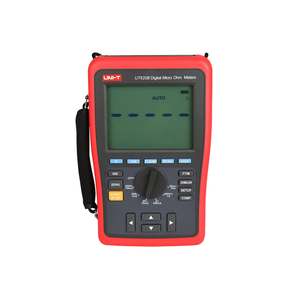 UNI-T UT620B USB data transmission keep DC low resistance tester digital earth resistance tester
UNI-T UT620B USB data transmission keep DC low resistance tester digital earth resistance tester