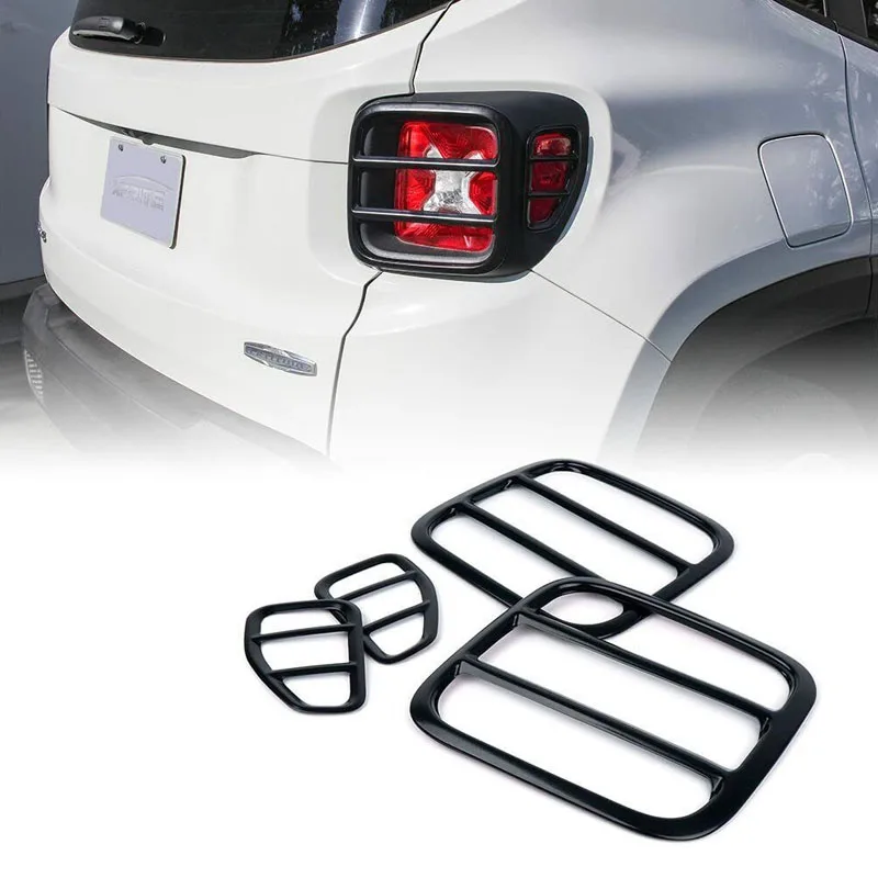 Tail Light Cover , Black Anti-Oxidation Metal Taillight Rear Lamp Protector Guard Cover for Jeep Renegade 2015 - 2018
Tail Light Cover , Black Anti-Oxidation Metal Taillight Rear Lamp Protector Guard Cover for Jeep Renegade 2015 - 2018