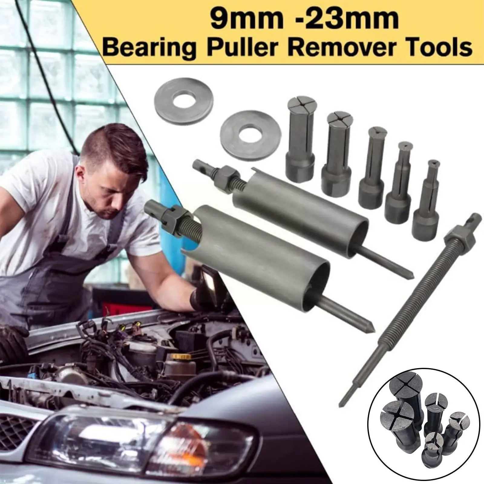 Motorcycle Internal Inner Bearing Extractor Bearing Steel Pulling Kit Wheel Remover Bearing Removal Gear Extractor Pullers E2s6
Motorcycle Internal Inner Bearing Extractor Bearing Steel Pulling Kit Wheel Remover Bearing Removal Gear Extractor Pullers E2s6
