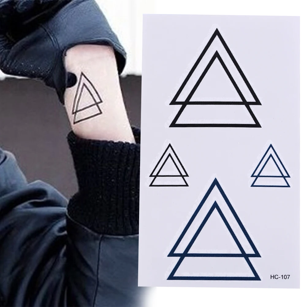 Geometric Temporary Tattoos Triangle Tattoos Modern Style Unisex Body Tattoos Body Paint Waterproof Tattoos
Geometric Temporary Tattoos Triangle Tattoos Modern Style Unisex Body Tattoos Body Paint Waterproof Tattoos