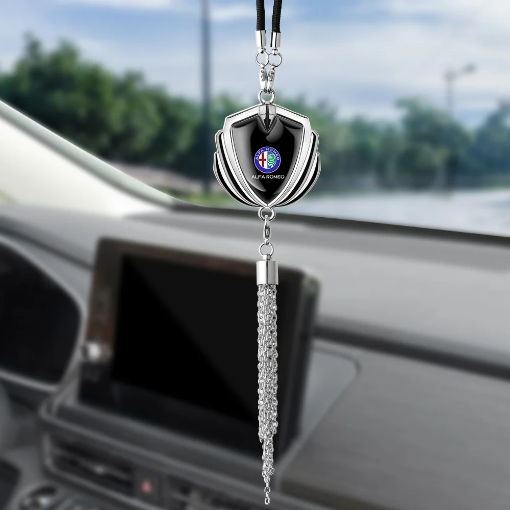 New Auto Pendant Decoration Car Rearview Mirror Hanging Ornament for Alfa Romeo 166 Giulia Stelvio Mito 159 Giulietta Tonale 156
New Auto Pendant Decoration Car Rearview Mirror Hanging Ornament for Alfa Romeo 166 Giulia Stelvio Mito 159 Giulietta Tonale 156