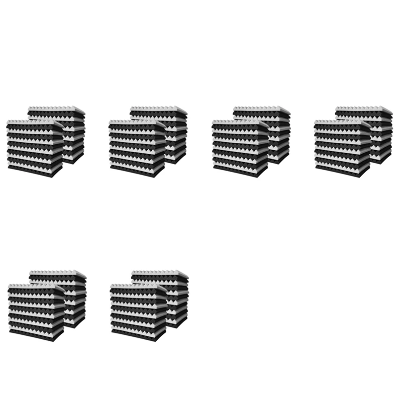 144 Pcs Acoustic Foam Board,Studio Wedge Tile,Acoustic Foam Soundproof Pyramid Studio Treatment Wall Panel 2.5X30x30cm
144 Pcs Acoustic Foam Board,Studio Wedge Tile,Acoustic Foam Soundproof Pyramid Studio Treatment Wall Panel 2.5X30x30cm
