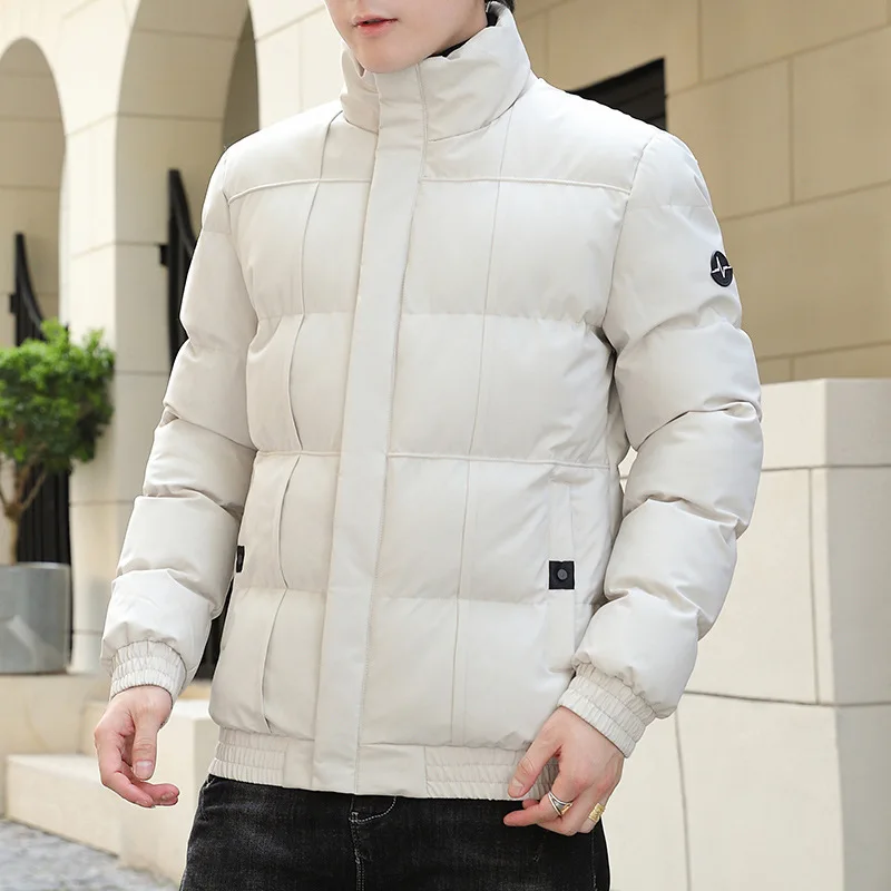 Men's winter stand-up collar solid color simple jacket trend autumn and winter short cotton jacket winter large size cotton coat
Men's winter stand-up collar solid color simple jacket trend autumn and winter short cotton jacket winter large size cotton coat