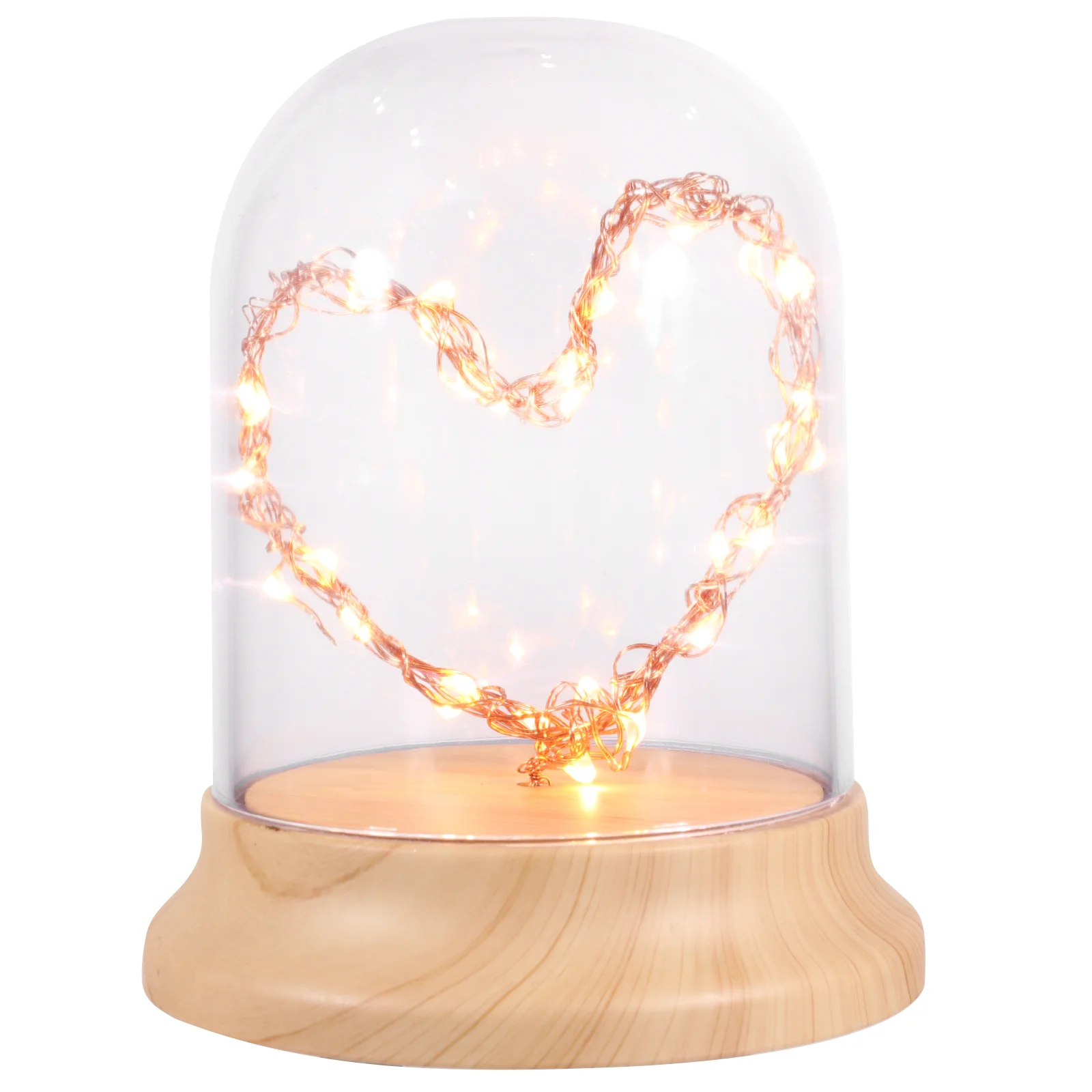 1Pc Glass Dome Night Light Romantic Glass Dome Light Night Light In Glass Dome for Decor Home
1Pc Glass Dome Night Light Romantic Glass Dome Light Night Light In Glass Dome for Decor Home