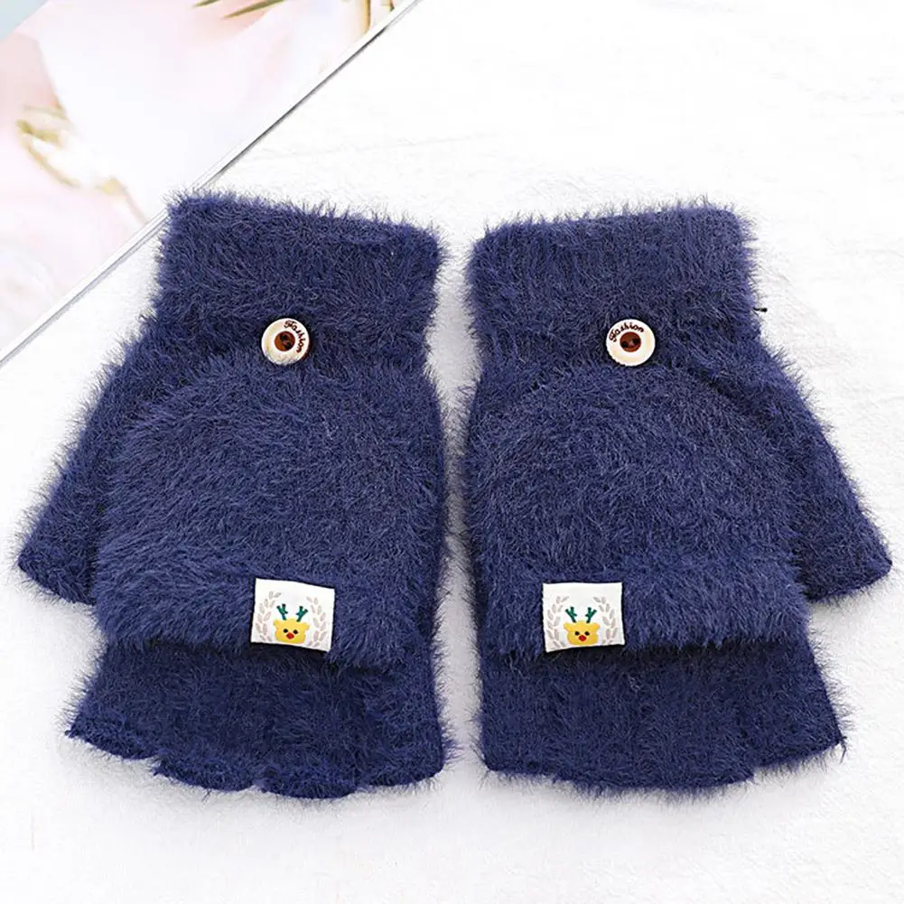 1 Pair Women Warm Gloves Open Finger Korean Style Coldproof Thickened Knitting Gloves Women Gloves for Daily Wear
1 Pair Women Warm Gloves Open Finger Korean Style Coldproof Thickened Knitting Gloves Women Gloves for Daily Wear