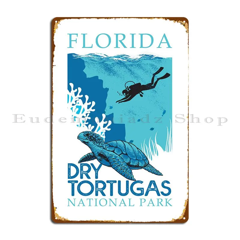 

Dry Tortugas National Park Metal Sign Garage Mural Garage Cinema Character Tin Sign Poster