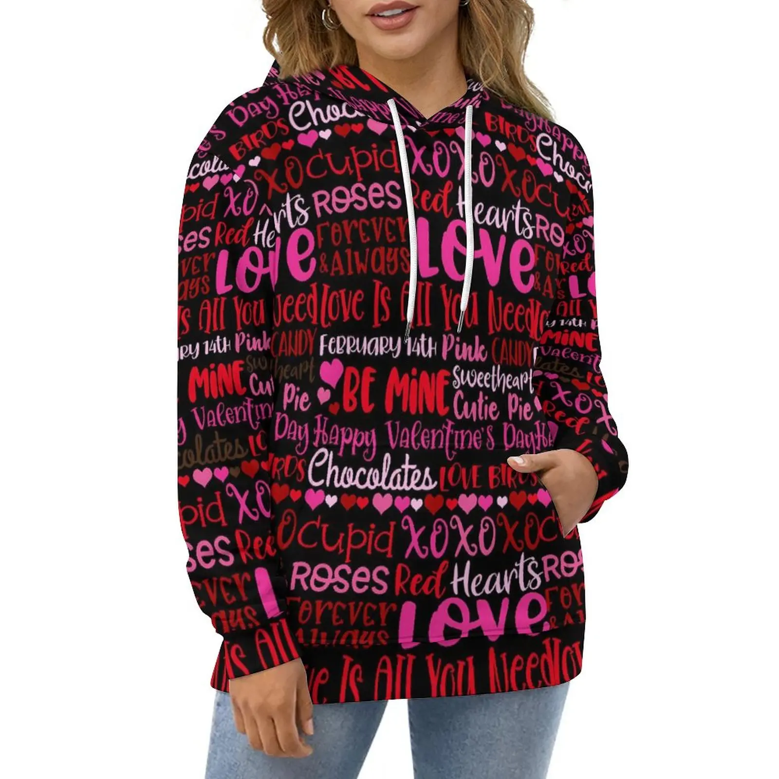 Love Hearts Hoodies Pink Red Black Street Style Casual Hoodie Long Sleeve Funny Custom Sweatshirts Birthday Present
Love Hearts Hoodies Pink Red Black Street Style Casual Hoodie Long Sleeve Funny Custom Sweatshirts Birthday Present