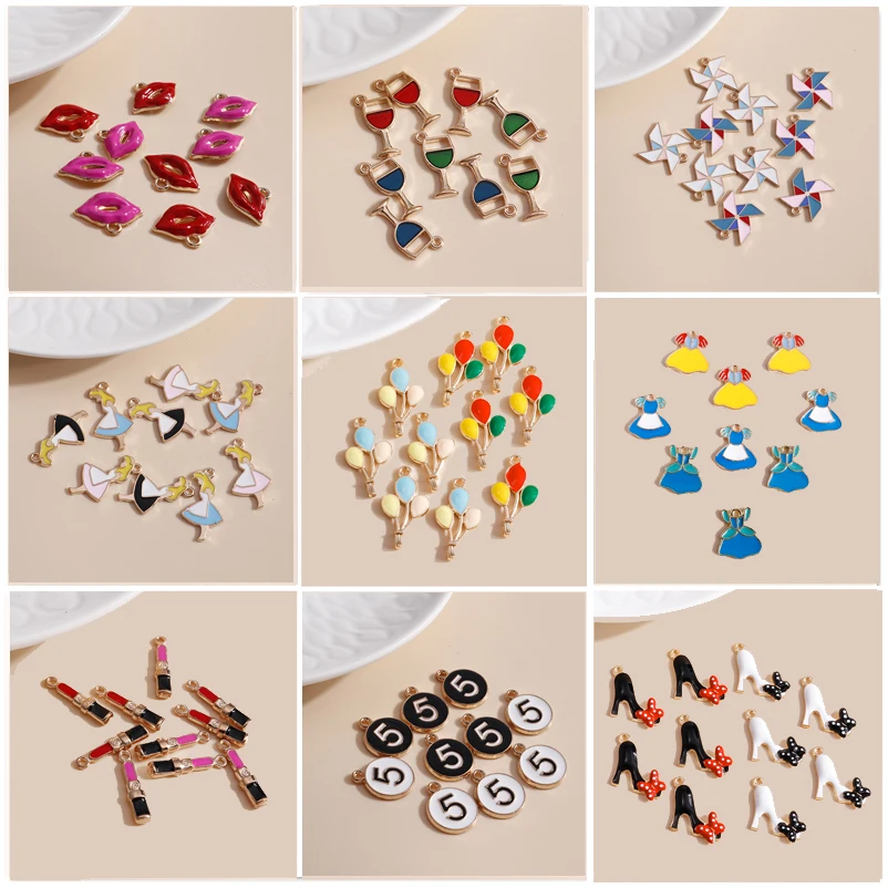 10pcs Mixed Cute Girls Balloon Lipstick Highheel Glass Charms Pendants for Necklaces Earrings Keychain DIY Jewelry Making
10pcs Mixed Cute Girls Balloon Lipstick Highheel Glass Charms Pendants for Necklaces Earrings Keychain DIY Jewelry Making