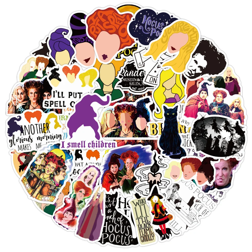 10/30/50PCS Hot Movie Witch Graffiti Sticker Skateboard Luggage Laptop Scrapbook Guitar PVC Waterproof Sticker Wholesale
10/30/50PCS Hot Movie Witch Graffiti Sticker Skateboard Luggage Laptop Scrapbook Guitar PVC Waterproof Sticker Wholesale