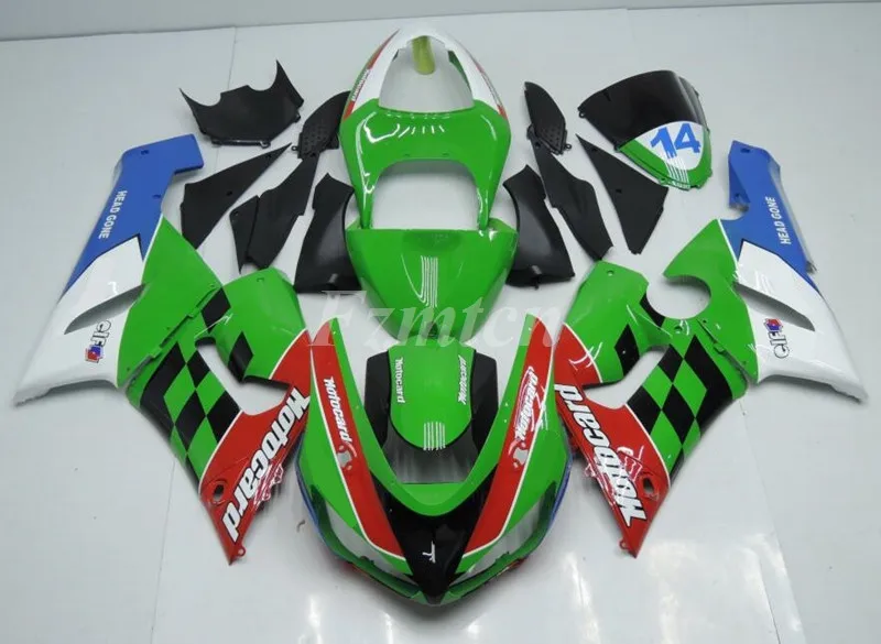 New ABS JP Fairings Kit Fit For Kawasaki Ninja ZX-6R ZX6R 2005 2006 05 06 Bodywork Set Red Green
New ABS JP Fairings Kit Fit For Kawasaki Ninja ZX-6R ZX6R 2005 2006 05 06 Bodywork Set Red Green