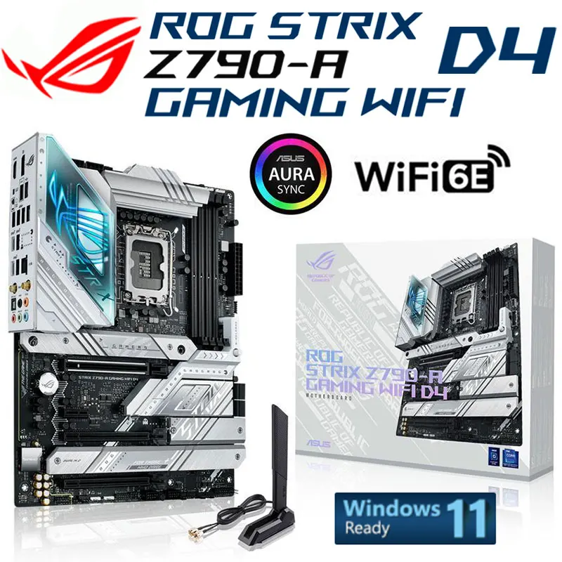 Материнская плата Asus Z790-A GAMING WIFI D4 Intel Z790, белая DDR4 128 Гб, поддержка процессора Intel 12th 13-го поколения i3 i5 i7 i9 LGA1700
Материнская плата Asus Z790-A GAMING WIFI D4 Intel Z790, белая DDR4 128 Гб, поддержка процессора Intel 12th 13-го поколения i3 i5 i7 i9 LGA1700