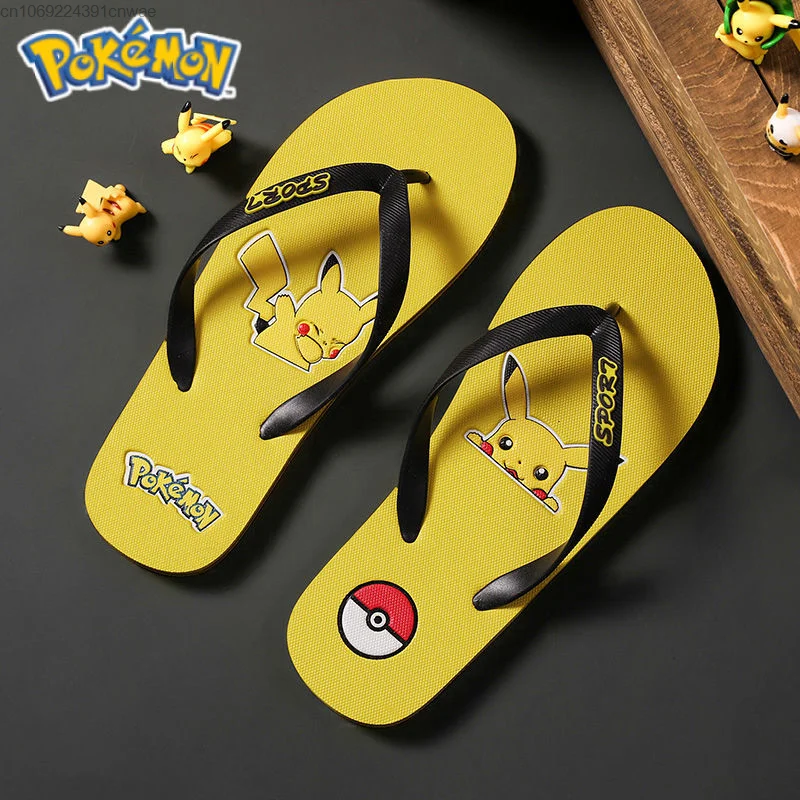 Pokemon Pikachu Flip Flops Men 2023 New Summer Trend Slippers Y2k Streetwear Sandals Women Luxury Casual Athletic Shoes Y 2k
Pokemon Pikachu Flip Flops Men 2023 New Summer Trend Slippers Y2k Streetwear Sandals Women Luxury Casual Athletic Shoes Y 2k