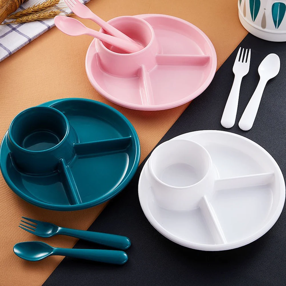 1x Dinner Plates Three Separate Plastic Plates For Household Children Adult Tableware Dinnerware Sets
1x Dinner Plates Three Separate Plastic Plates For Household Children Adult Tableware Dinnerware Sets