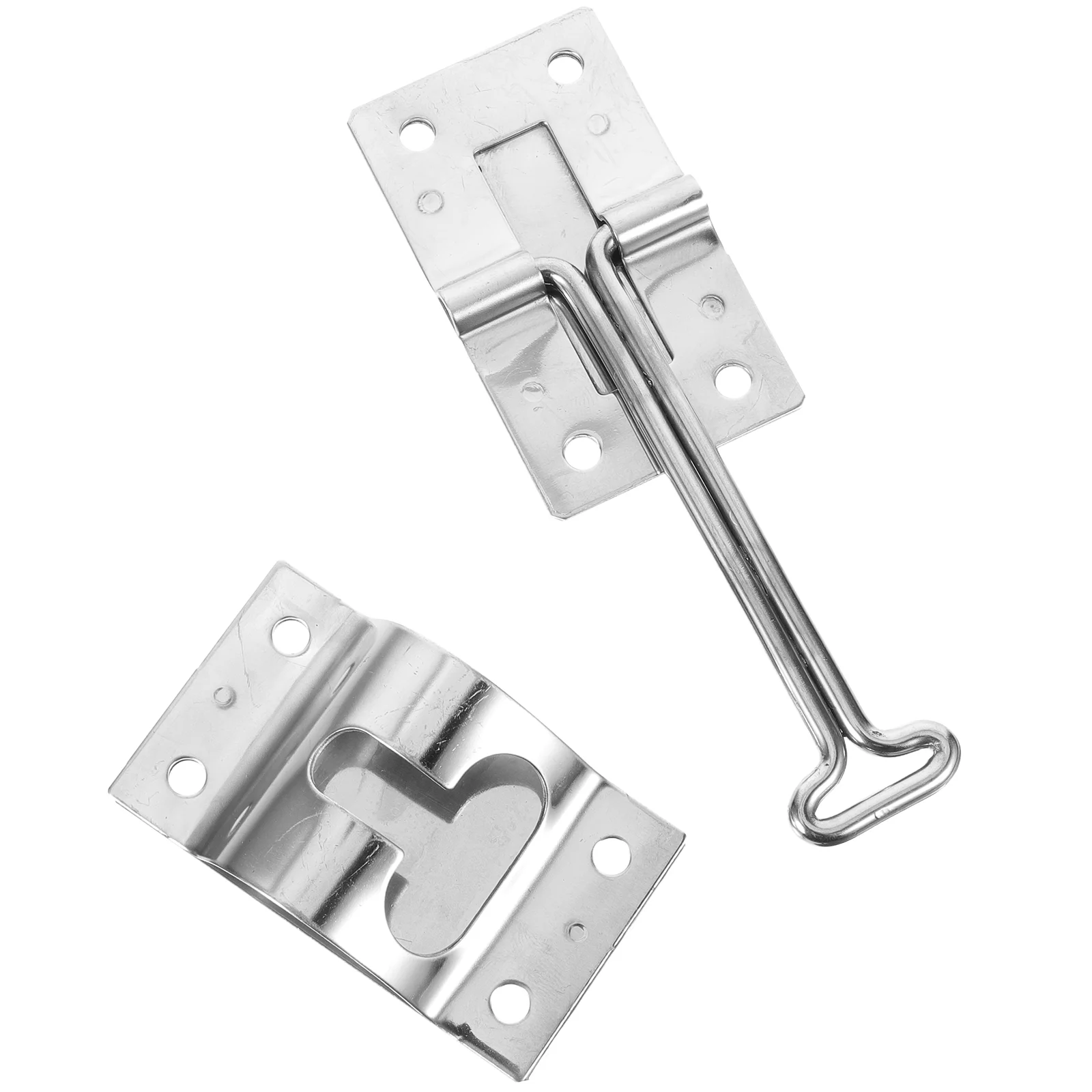1 Set of Trailer Door Holder Entry Catch Exterior Door Hold Hook and Keeper Hardware
1 Set of Trailer Door Holder Entry Catch Exterior Door Hold Hook and Keeper Hardware