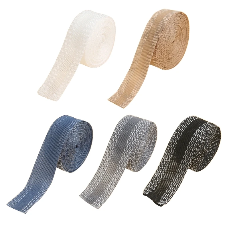 

Fabric Fusing Tape Fusible Bonding Web Adhesive Hem Tapes Iron-On Hemming Tape No Sew Hem Tape for Shorten Pants Dropship
