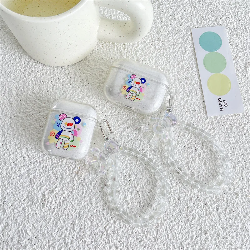 Glitter Pink Color Cute Bear Beads Pendant Apple AirPods 2 Case Cover AirPods Pro Case IPhone Earphone Accessories Air Pod Case
Glitter Pink Color Cute Bear Beads Pendant Apple AirPods 2 Case Cover AirPods Pro Case IPhone Earphone Accessories Air Pod Case
