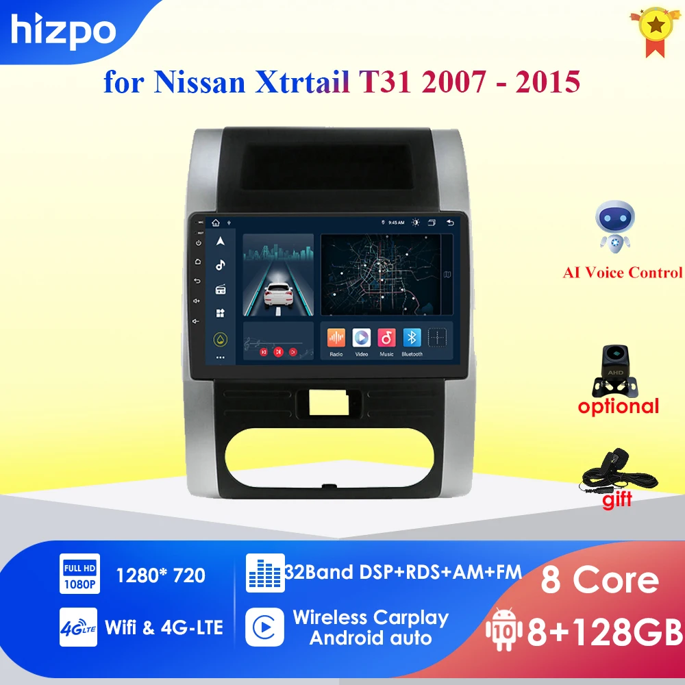 Автомагнитола для Nissan X-Trail 2 T31 XTrail 128-2015, 8 ГБ + 2007 ГБ
Автомагнитола для Nissan X-Trail 2 T31 XTrail 128-2015, 8 ГБ + 2007 ГБ