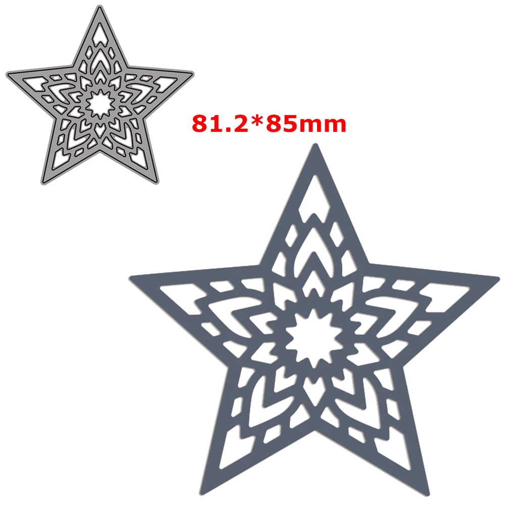 Hallow Five-Pointed Star Metal Cutting Dies Knife Diy Scrapbooking Paper Card Craft Decor Album Making Template 2022 Hot Sale
Hallow Five-Pointed Star Metal Cutting Dies Knife Diy Scrapbooking Paper Card Craft Decor Album Making Template 2022 Hot Sale