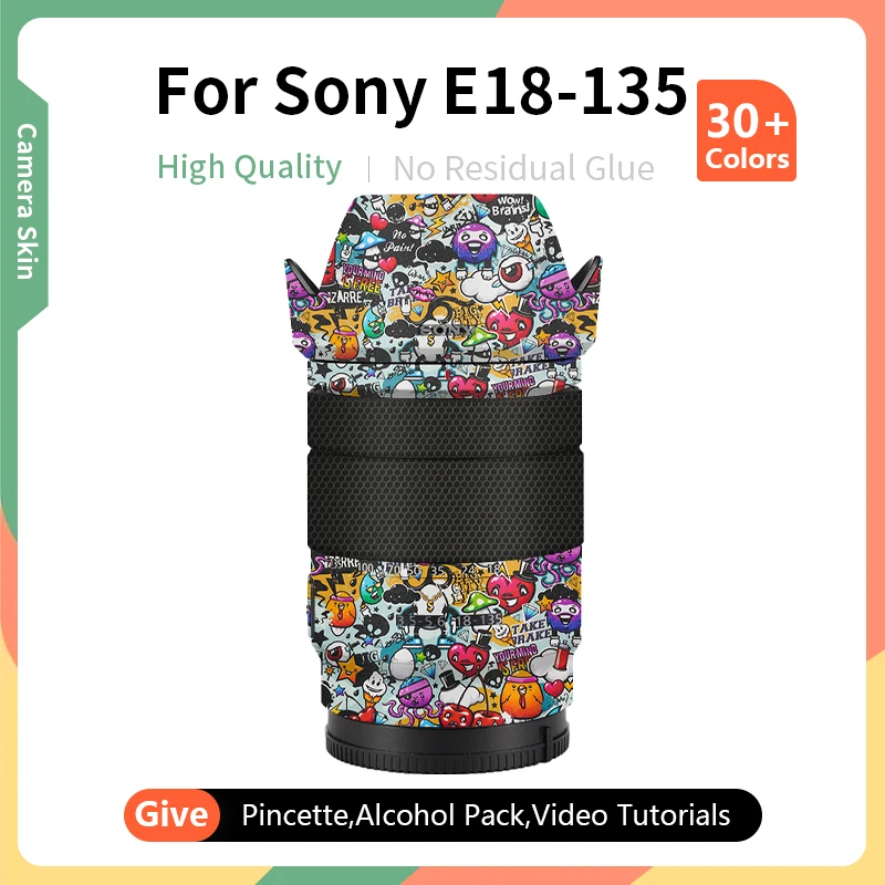 Camera Lens skin for Sony E18-135 Skin E18-135 F3.5-5.6 Camera Lens Skin Anti-Scratch Protective Sticker
Camera Lens skin for Sony E18-135 Skin E18-135 F3.5-5.6 Camera Lens Skin Anti-Scratch Protective Sticker